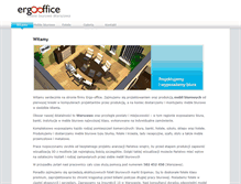 Tablet Screenshot of ergo-office.pl